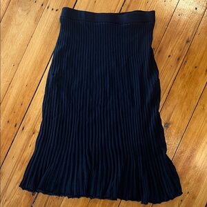 Scoop Ribbed midi Skirt